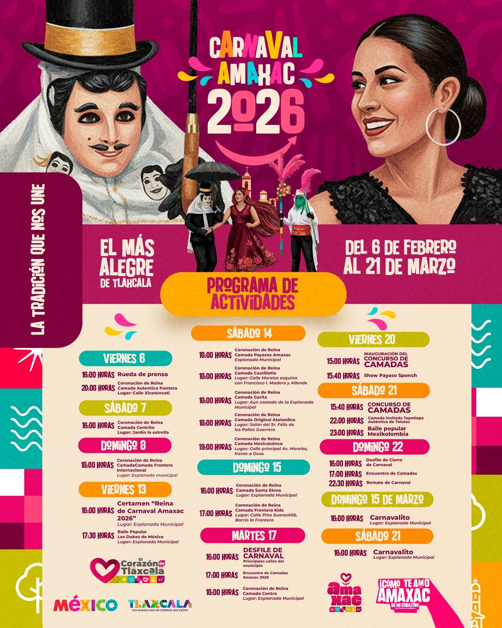 carnaval amaxac 2026