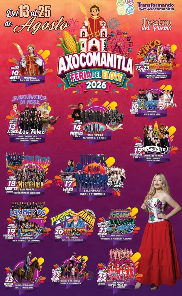 feria del elote axocomanitla 2026