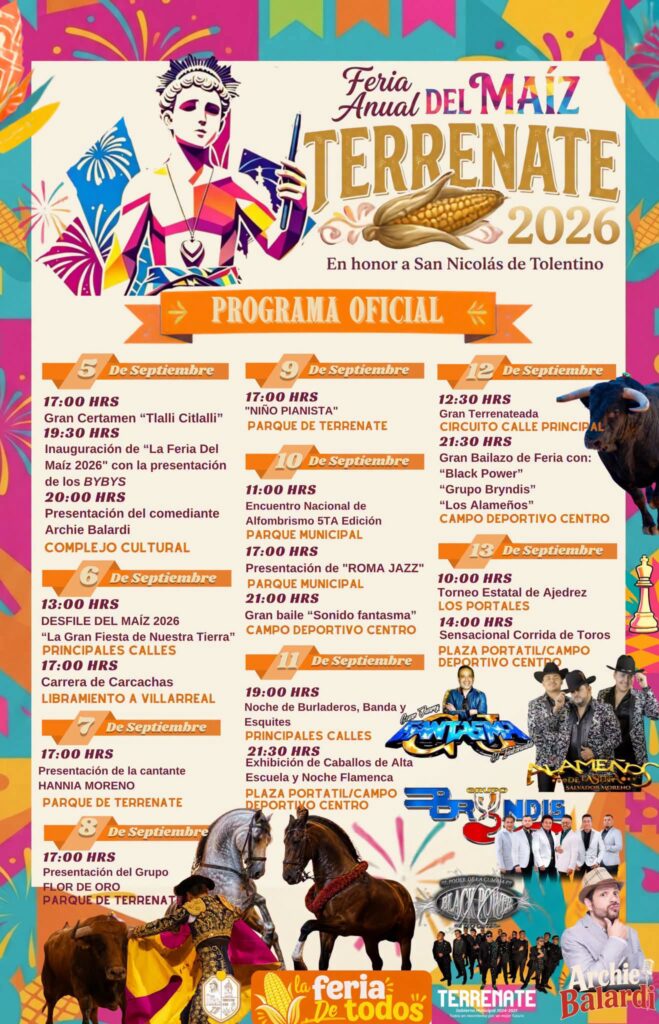 feria del maíz terrenate 2026